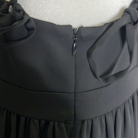 J Crew Long Drapey Spaghetti-Strap Maxi Dress Black Size 4 NWT Formal - Picture 7 of 12